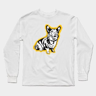 Cute Welsh Corgi Long Sleeve T-Shirt